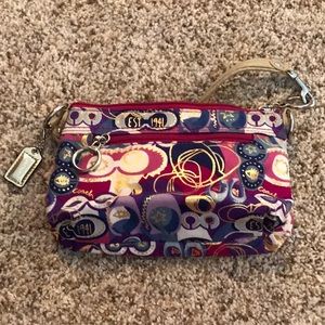 Coach Poppy Wristlet